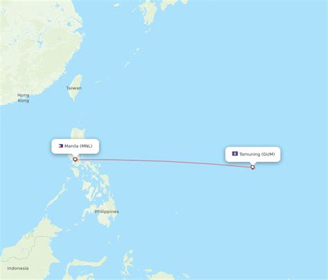 $174 Flights from Manila (MNL) to Tamuning (GUM) .